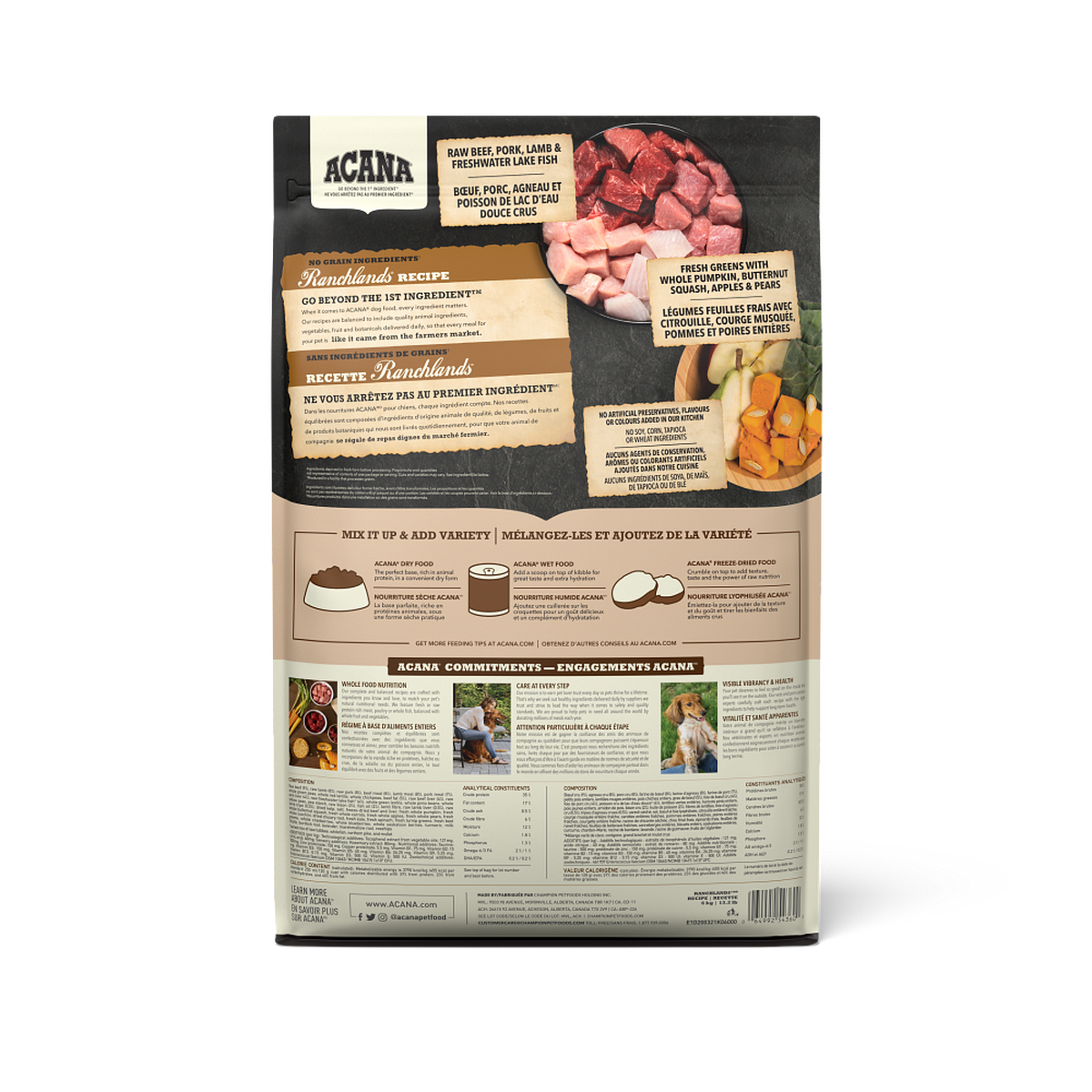 Ranchlands acana dog food store